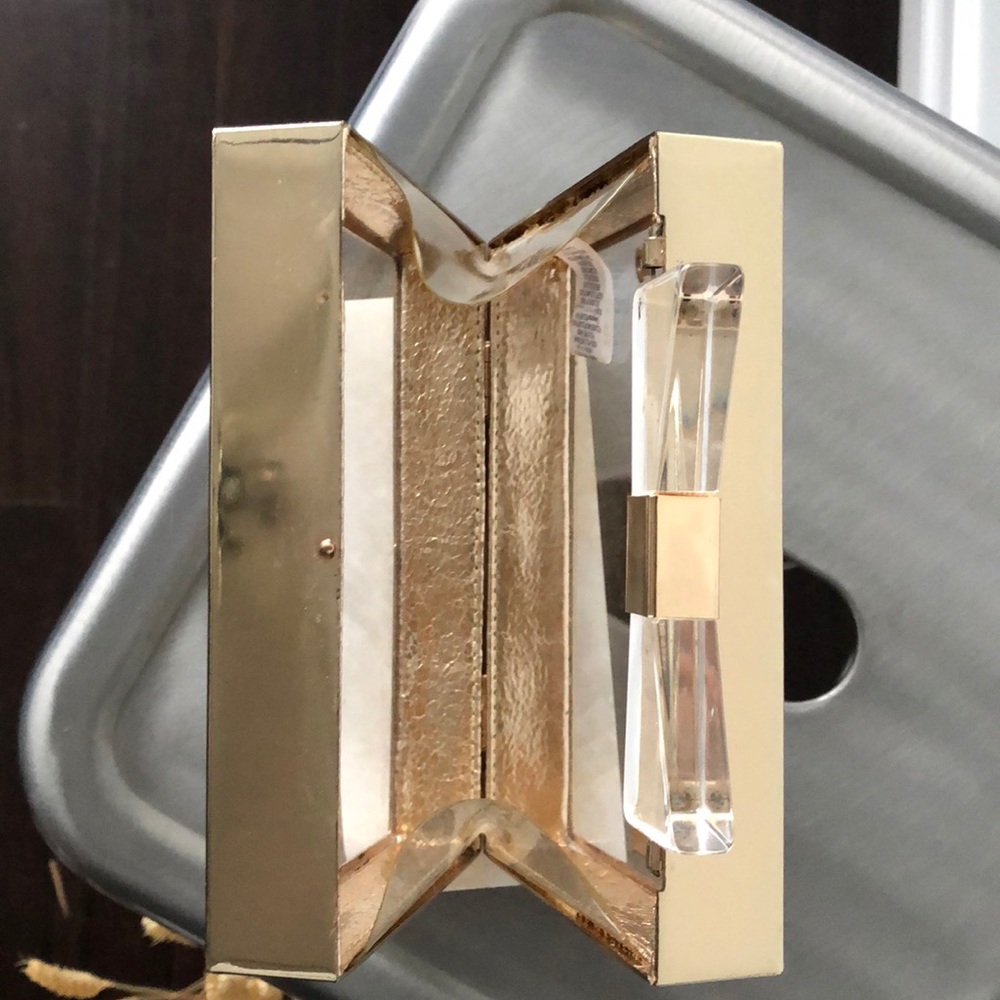 BCBG Acrylic Clutch Purse - Picture 4 of 5